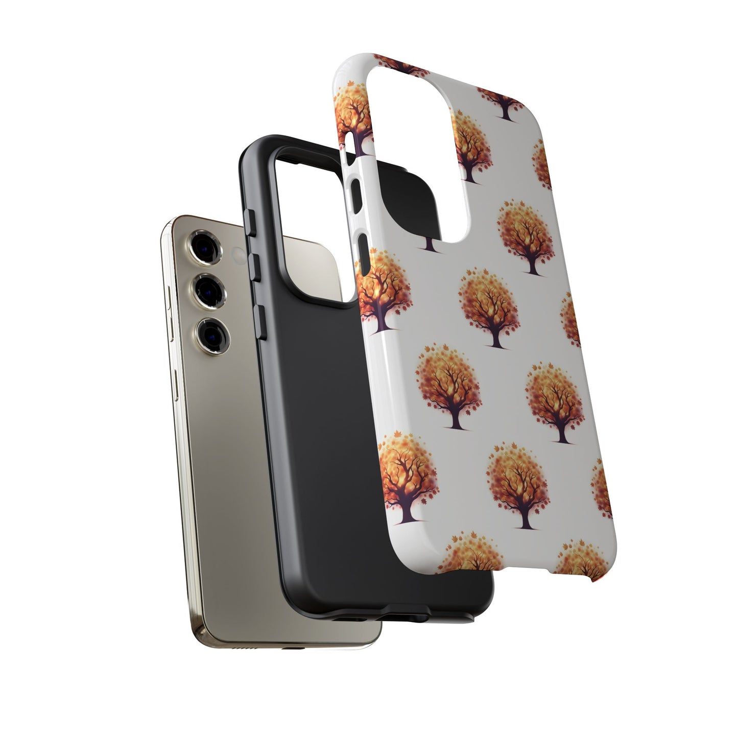 Autumn Tree Phone Case, Fall Phone Cover, Nature Inspired Case, Gift for Outdoorsy Friends, Seasonal Accessories, Eco-Friendly Phone Case