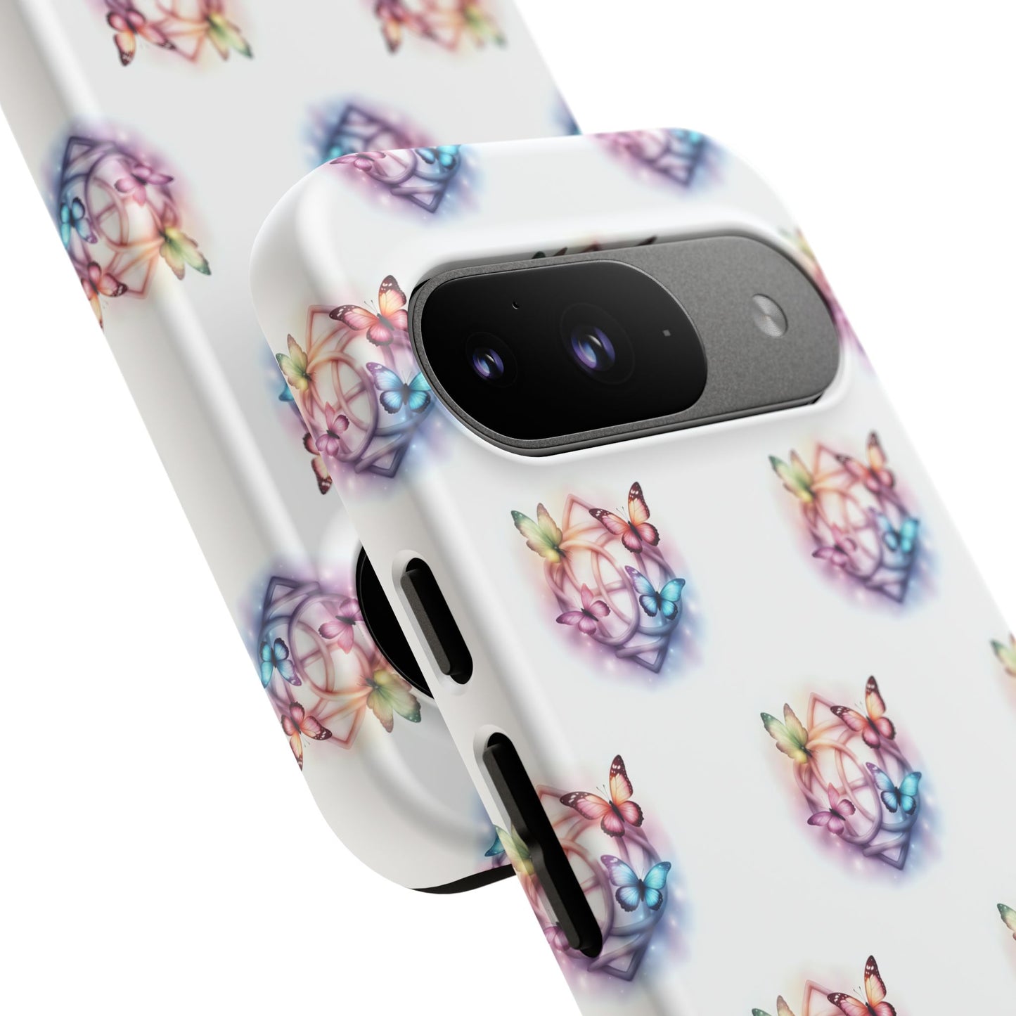 Colorful Butterflies Phone Case, Tough Cases, Cute Butterfly Lover Gift, Trendy Phone Cover, Nature Print Case