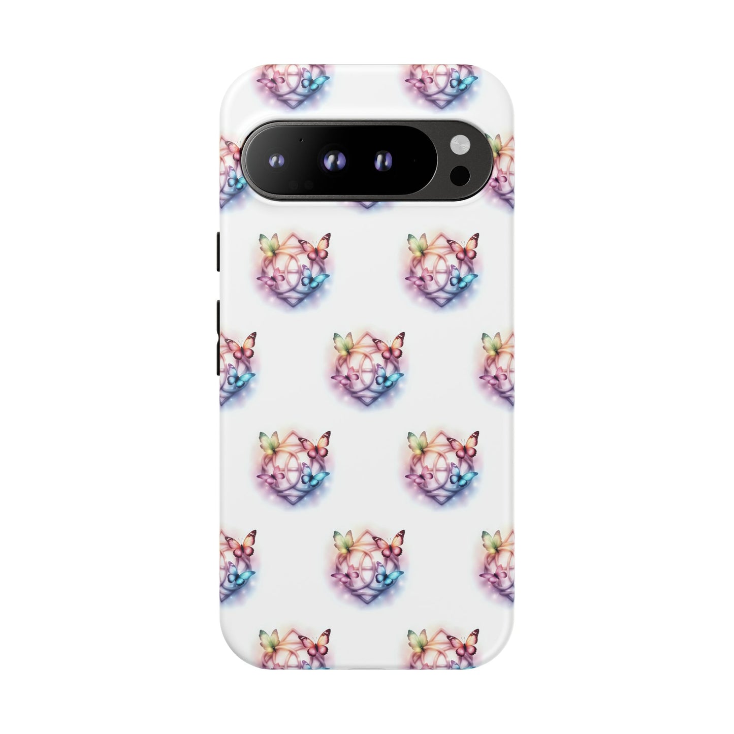Colorful Butterflies Phone Case, Tough Cases, Cute Butterfly Lover Gift, Trendy Phone Cover, Nature Print Case