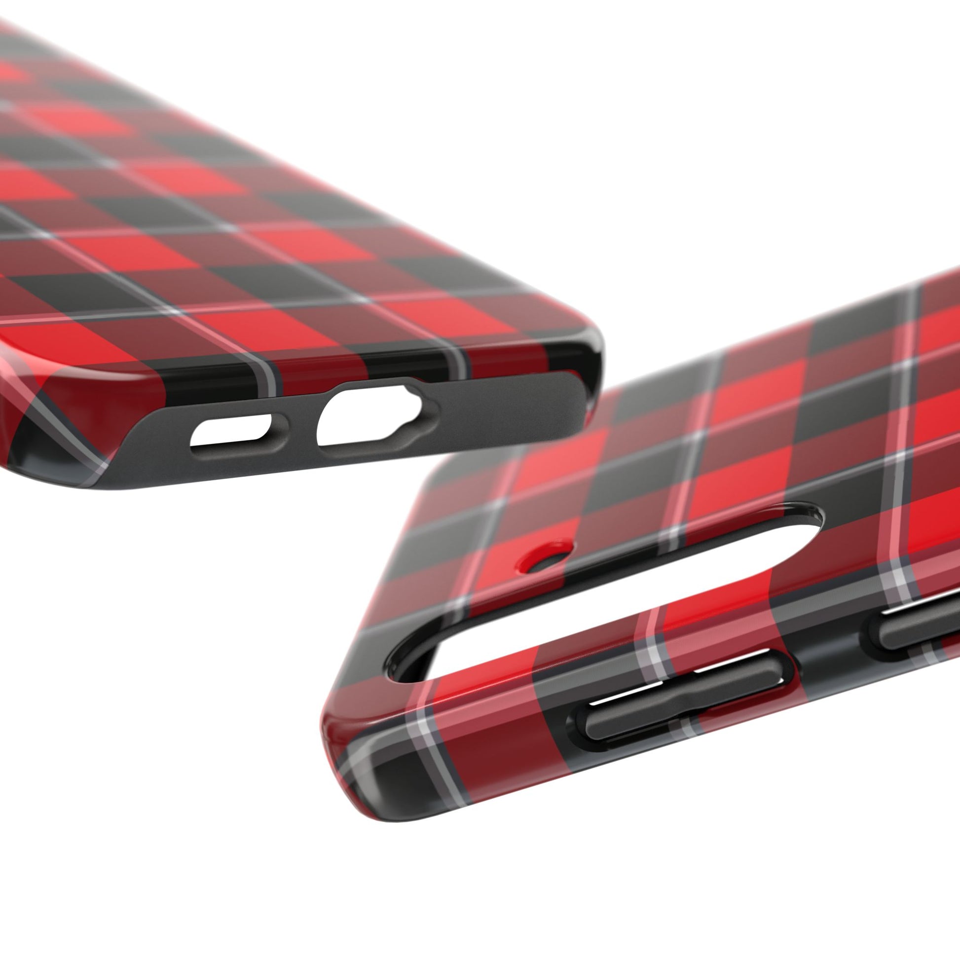 Stylish Plaid Tough Phone Cases, Durable Phone Covers, Rustic Gift, Trendy Accessories, Protection for Everyday Use, Fashionable [...] - Celtic Scents