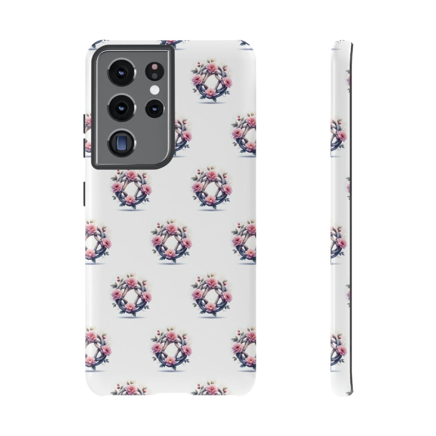 Floral Phone Case, Tough Cases for Women, Cute Celtic Knot Floral Design iPhone Cover, Gift for Her, Stylish Tech Accessories - Celtic Scents