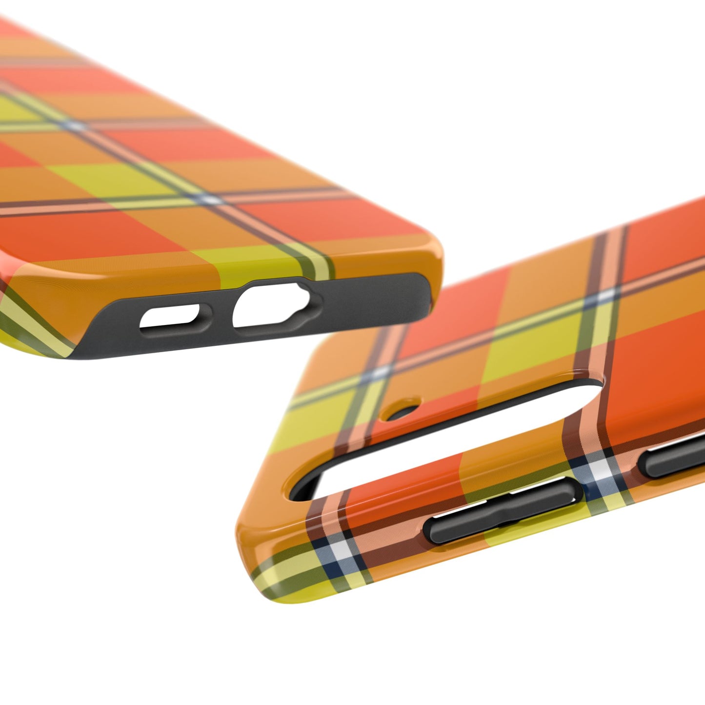 Vibrant Autumn Plaid Phone Case | Tough Phone Protector, Colorful Tech Accessory, Stylish Gift for Him/Her, Fun Birthday Present, Trendy - Celtic Scents