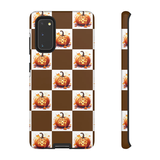 Pumpkin Phone Case, Fall Decor, Halloween Gift, Autumn Accessories, Cute Smartphone Cover, Tough Cases