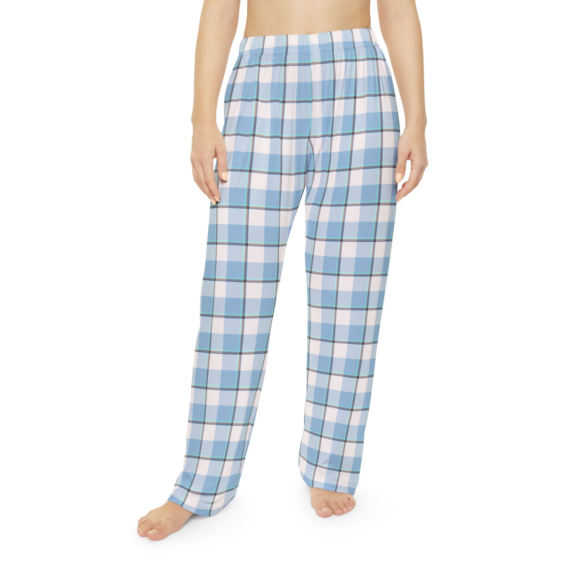 Cozy Plaid Women's Pajama Pants, Soft Cotton Lounge Pants, Sleepwear, Relaxation Gift, Holiday Comfort Pants - Celtic Scents