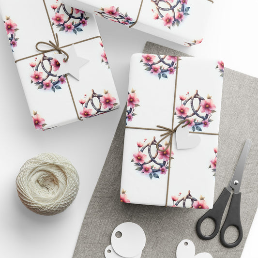 Celtic Knot Floral Wrapping Paper, Elegant Gift Wrap for All Occasions, Birthday & Holiday Wrap, Eco-Friendly Gift Wrap, Flower Pattern Paper - Celtic Scents