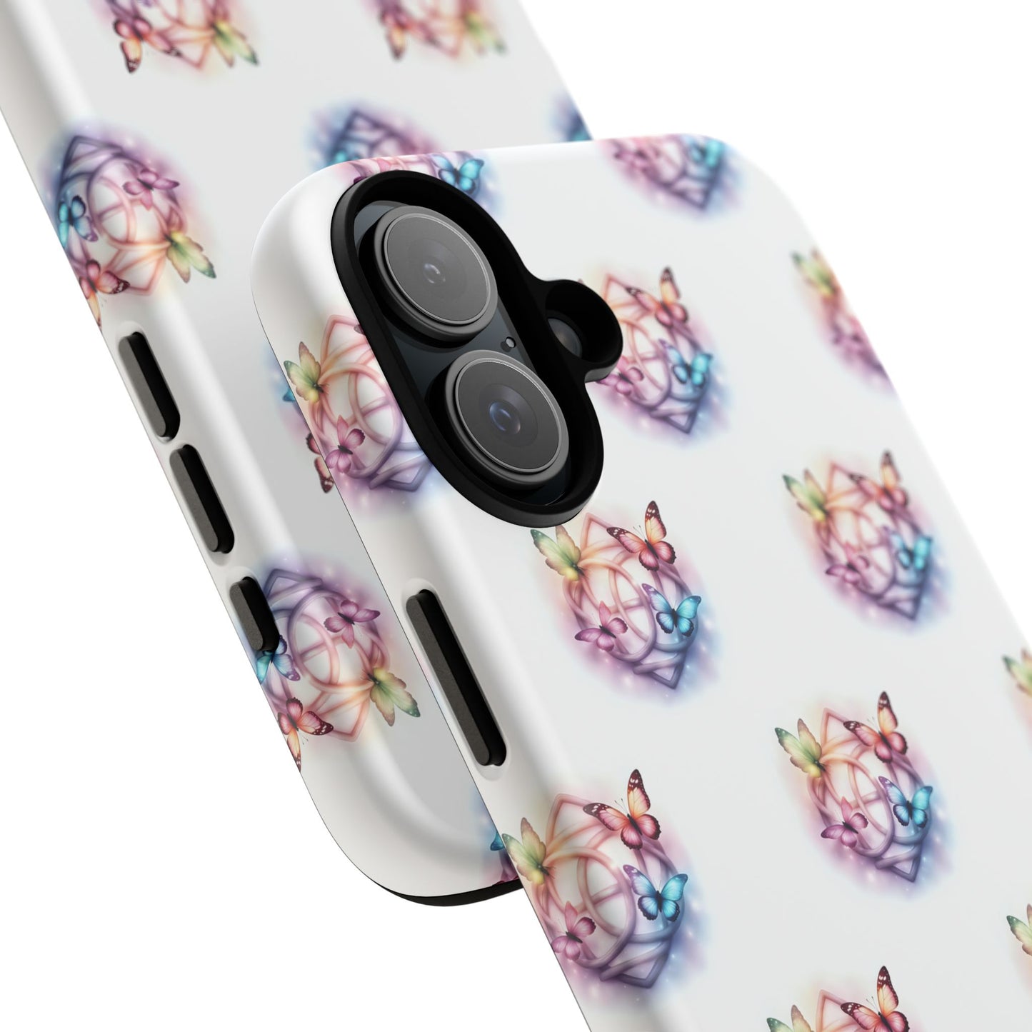 Colorful Butterflies Phone Case, Tough Cases, Cute Butterfly Lover Gift, Trendy Phone Cover, Nature Print Case