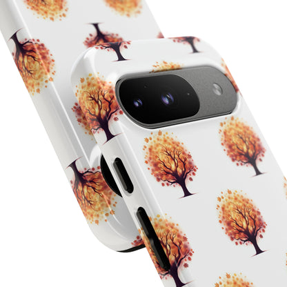Autumn Tree Phone Case, Fall Phone Cover, Nature Inspired Case, Gift for Outdoorsy Friends, Seasonal Accessories, Eco-Friendly Phone Case