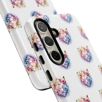 Colorful Butterflies Phone Case, Tough Cases, Cute Butterfly Lover Gift, Trendy Phone Cover, Nature Print Case