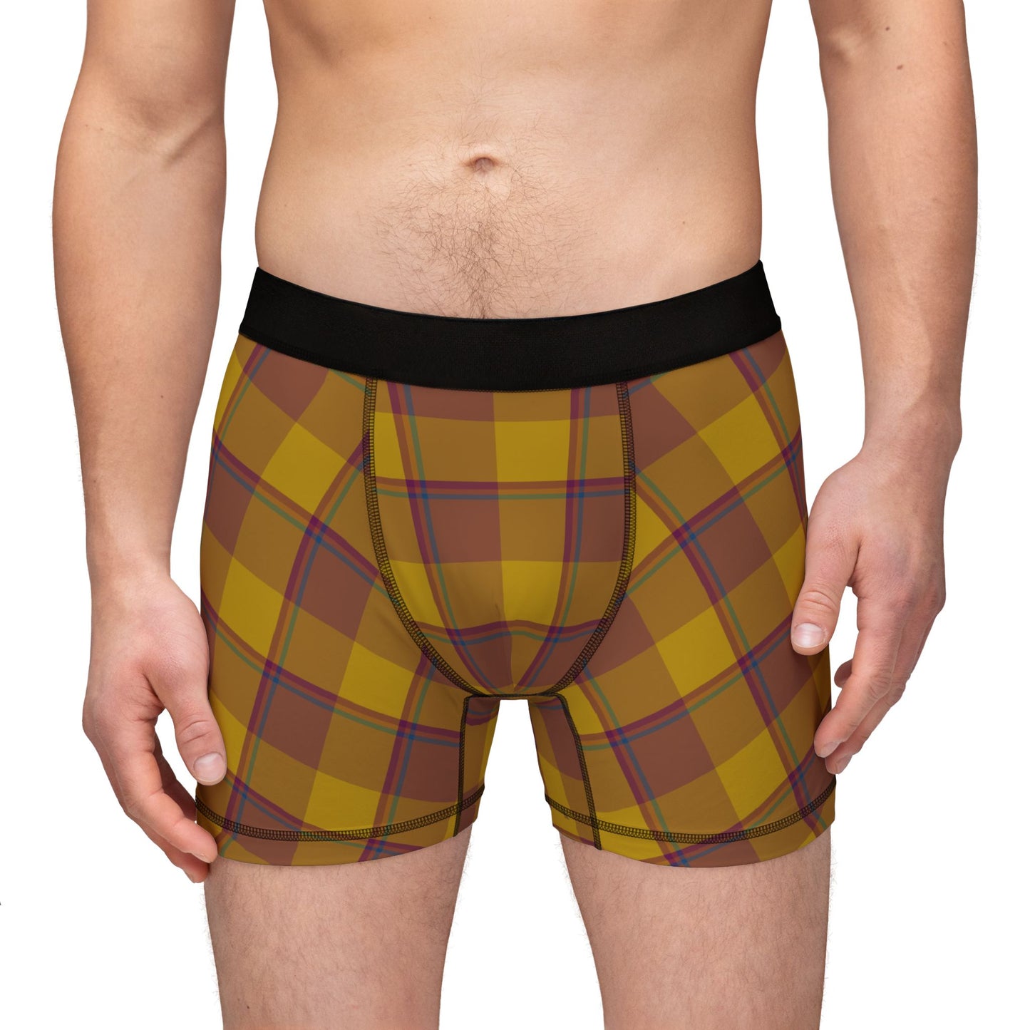 Stylish Men's Boxers, Plaid Underwear for Comfort, Perfect Gift for Birthdays, Anniversaries, Casual Wear, Matching Sleepwear - Celtic Scents