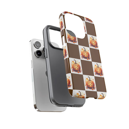 Pumpkin Phone Case, Fall Decor, Halloween Gift, Autumn Accessories, Cute Smartphone Cover, Tough Cases