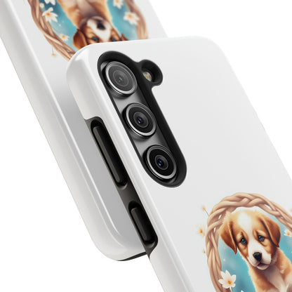 Cute Puppy Phone Case, Tough Case for Dog Lovers, Pet Gift, Protector Case for iPhone, Custom Phone Cover