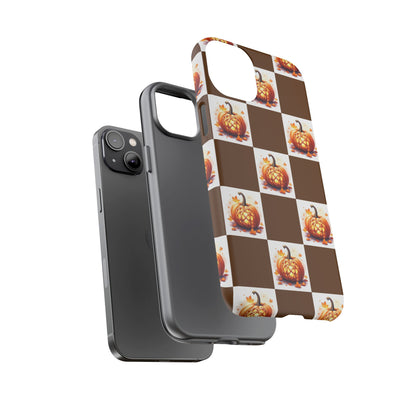 Pumpkin Phone Case, Fall Decor, Halloween Gift, Autumn Accessories, Cute Smartphone Cover, Tough Cases
