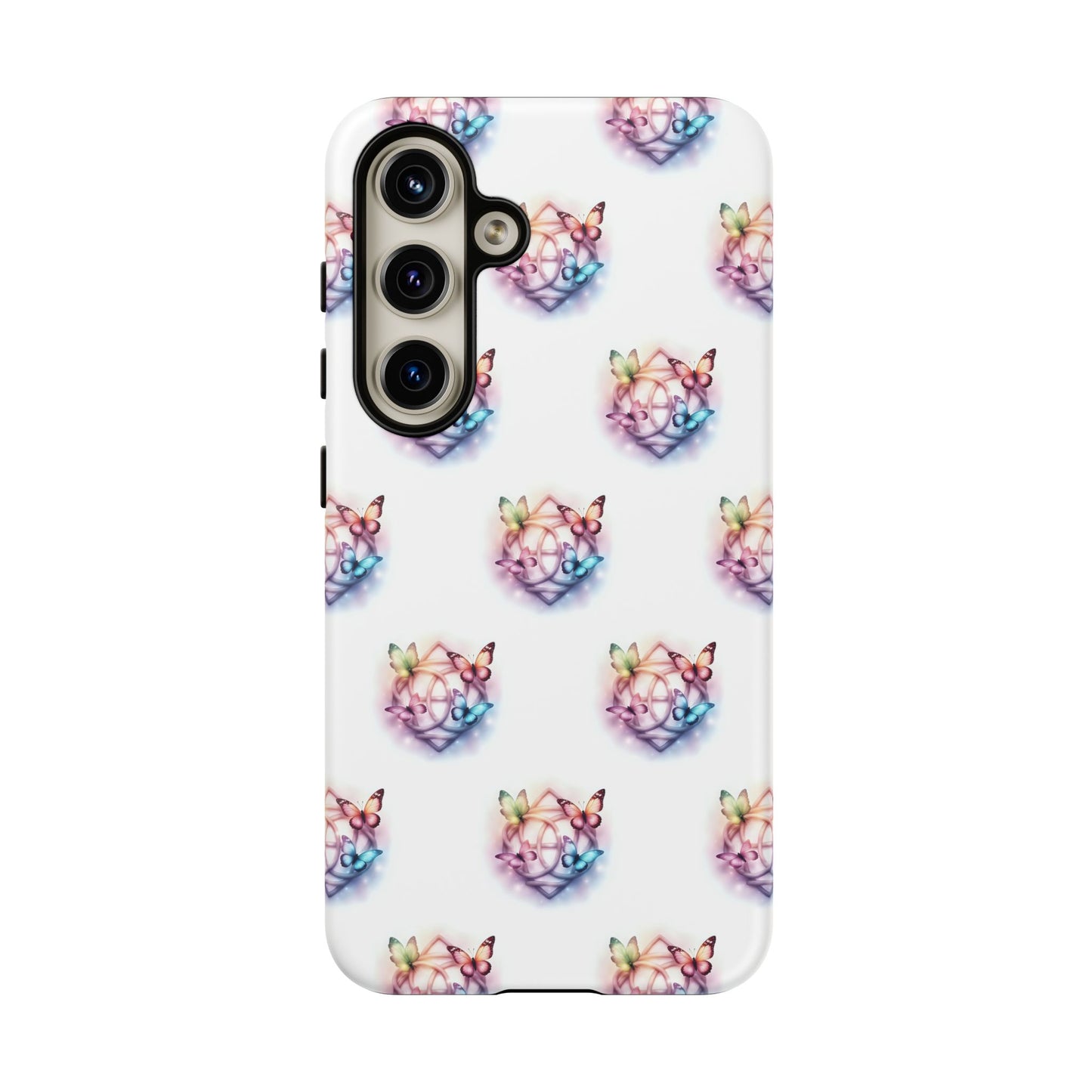 Colorful Butterflies Phone Case, Tough Cases, Cute Butterfly Lover Gift, Trendy Phone Cover, Nature Print Case