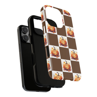 Pumpkin Phone Case, Fall Decor, Halloween Gift, Autumn Accessories, Cute Smartphone Cover, Tough Cases