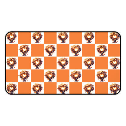 Stylish Desk Mat with Artistic Pattern, Home Office Decor, Gaming Mouse Pad, Unique Workspace Accessory, Gift for Creatives, Autumn Design - Celtic Scents