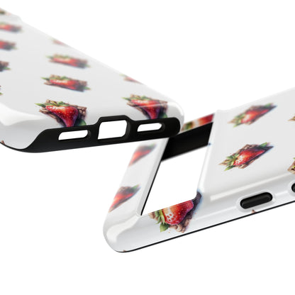 Strawberry Celtic Knot Phone Case, Cute Phone Cover, Gift for Her, Custom Smartphone Case, Funky Accessories, Valentine's Day Gift