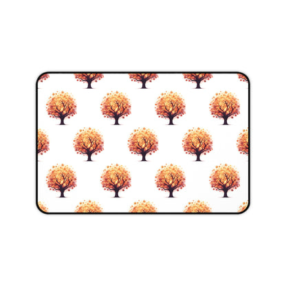Autumn Tree Desk Mat - Cozy Office Decor, Workspace Accessory, Gift for Nature Lovers, Seasonal Decoration, Fall Theme - Celtic Scents
