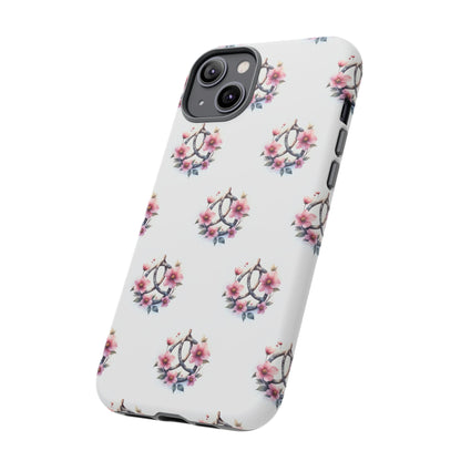 Floral Phone Case, Tough Phone Cover, Cute Protection for Mobile, Gift for Her, Celtic Knot Floral Pattern Case