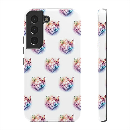 Colorful Butterflies Phone Case, Tough Cases, Cute Butterfly Lover Gift, Trendy Phone Cover, Nature Print Case - Celtic Scents
