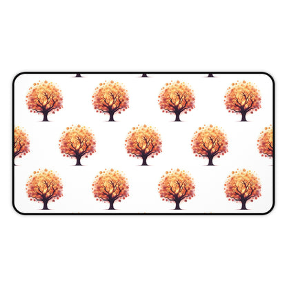 Autumn Tree Desk Mat - Cozy Office Decor, Workspace Accessory, Gift for Nature Lovers, Seasonal Decoration, Fall Theme - Celtic Scents