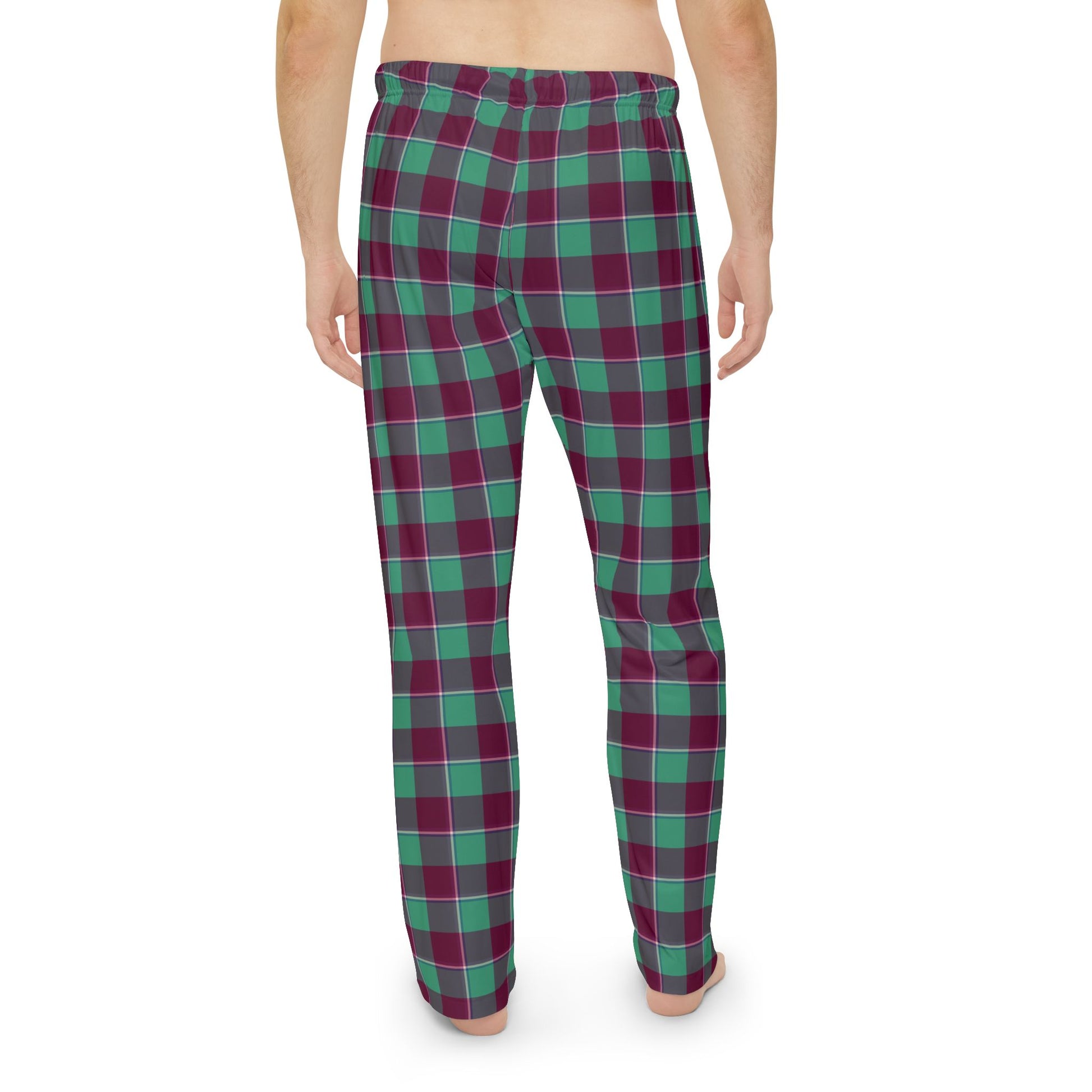 Cozy Plaid Men's Pajama Pants, Comfortable Sleepwear, Relaxation Wear, Holiday Gift, Casual Lounging - Celtic Scents