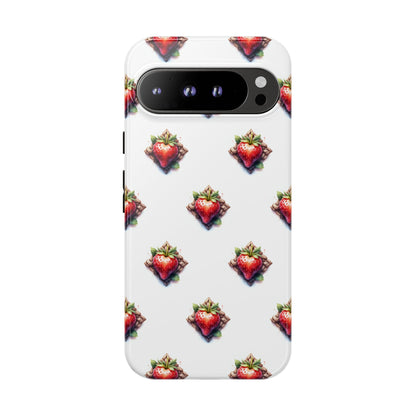 Strawberry Celtic Knot Phone Case, Cute Phone Cover, Gift for Her, Custom Smartphone Case, Funky Accessories, Valentine's Day Gift