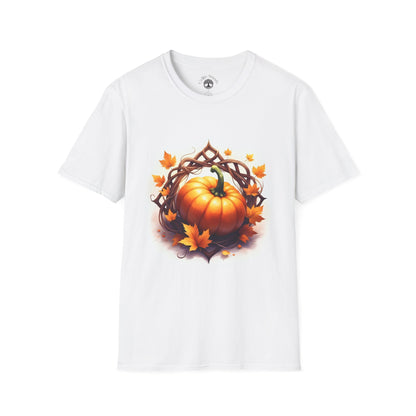 Autumn Pumpkin T-Shirt, Fall Tee, Halloween Shirt, Harvest Apparel, Thanksgiving Gift, Cozy Unisex Top - Celtic Scents