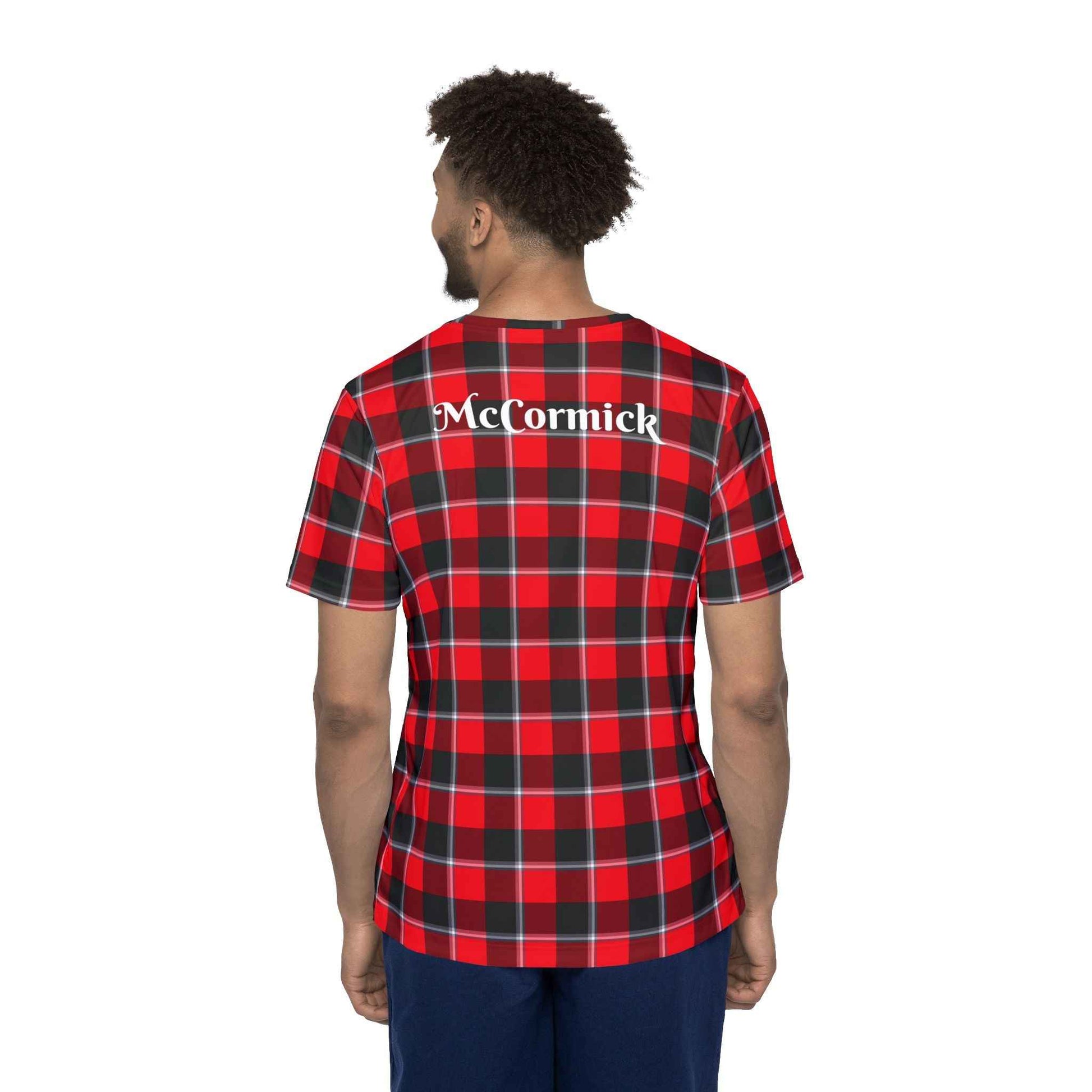 Customized Men's Plaid Sports Jersey, Casual Athletic Wear, Gifts for Him