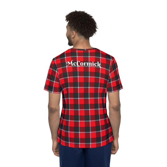Customized Men's Plaid Sports Jersey, Casual Athletic Wear, Gifts for Him