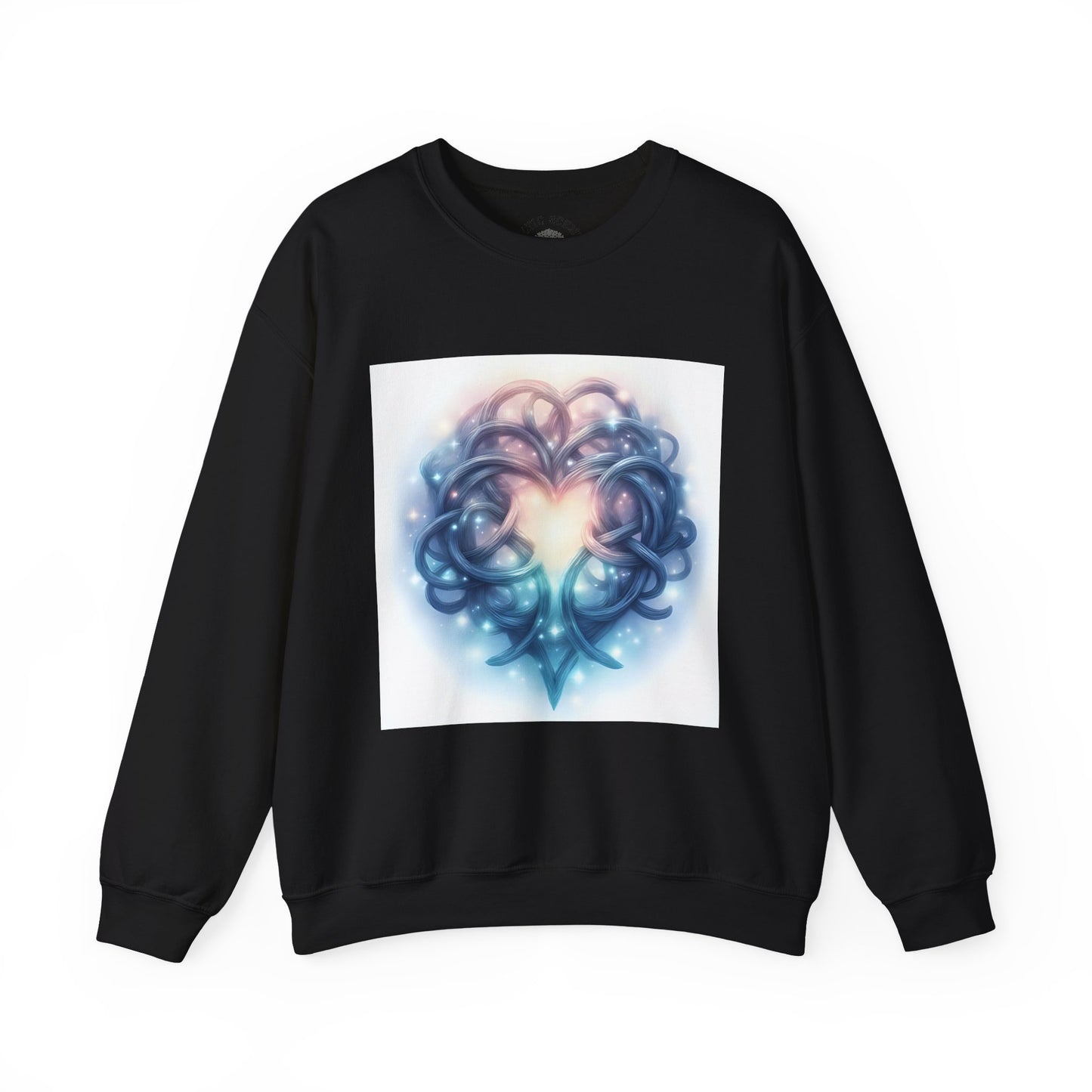Heartfelt Unisex Crewneck Sweatshirt - Cozy Gift for Couples, Valentine's Day Sweatshirt, Funky Heart Design, Everyday Comfort, Unique [...] - Celtic Scents