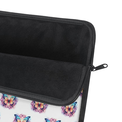 Colorful Butterfly Design Laptop Sleeve, Padded Computer Case, Cute Tech Accessory, Gift for Students - Celtic Scents