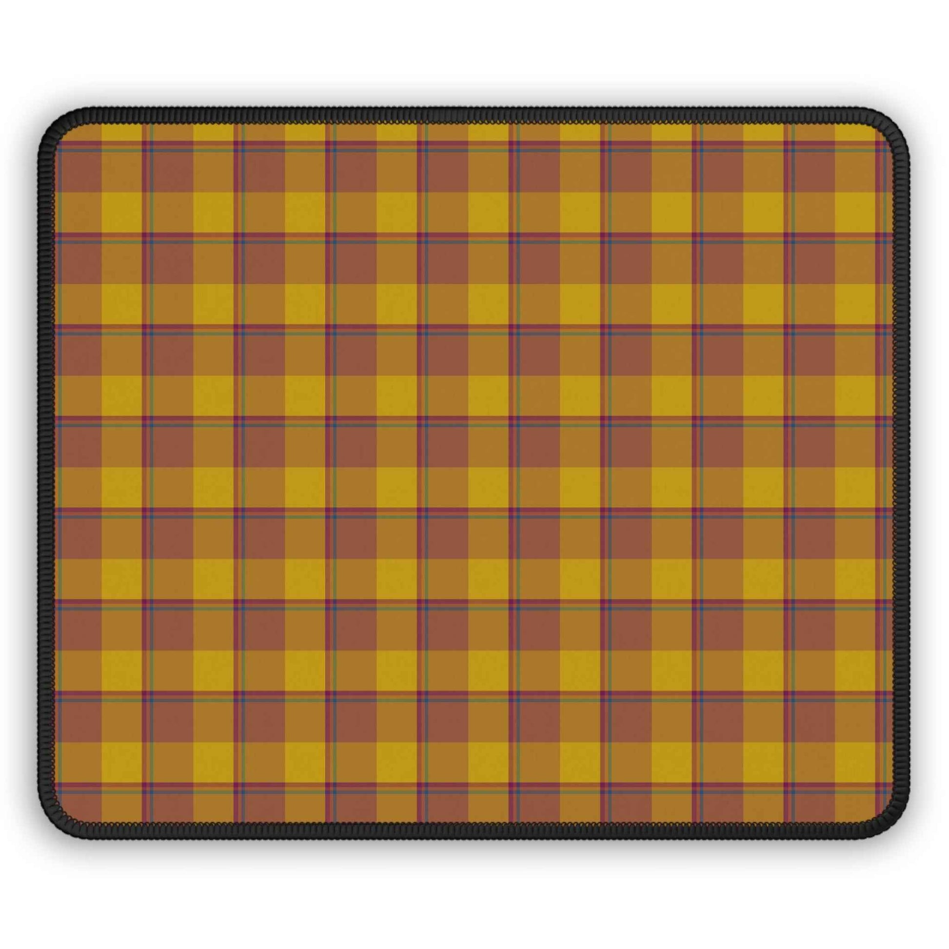 Plaid Gaming Mouse Pad, Cozy Home Office Accessory, Great for Gamers, Gifts for Video Game Lovers, Birthday & Holiday Decor