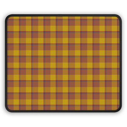 Plaid Gaming Mouse Pad, Cozy Home Office Accessory, Great for Gamers, Gifts for Video Game Lovers, Birthday & Holiday Decor