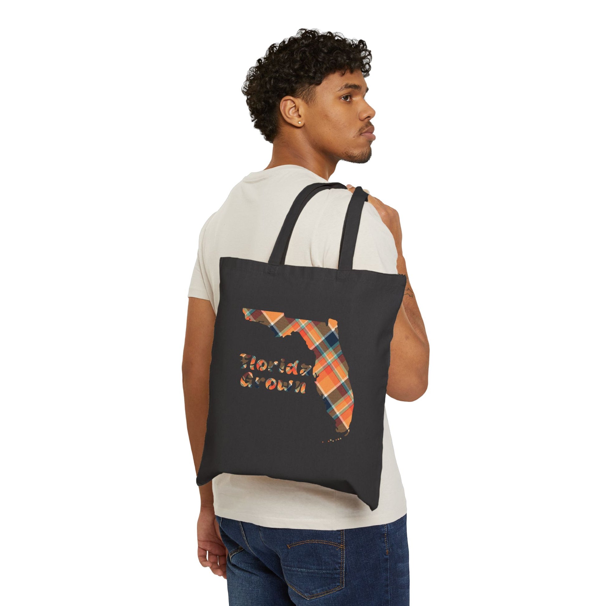 Personalized Florida Grown Tote Bag, Eco-Friendly Cotton Bag, Reusable Shopping Tote, Custom Name Gift, Travel Bag - Celtic Scents