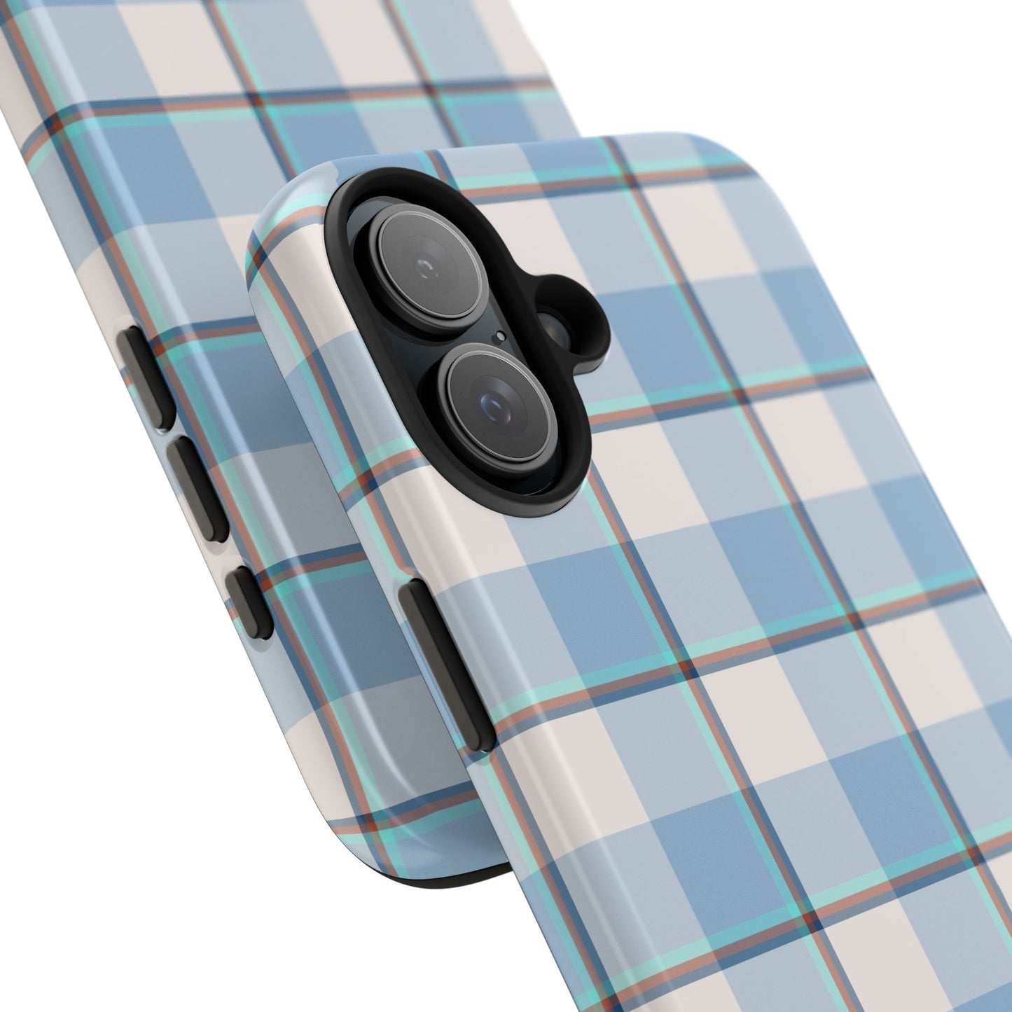 Winter Plaid Tough Phone Cases for Protection, Gift for Teens, Trendy Phone Accessories, Stylish Shield, Holiday Gift Ideas