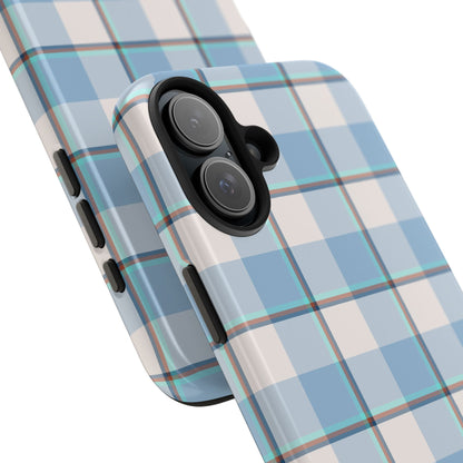 Winter Plaid Tough Phone Cases for Protection, Gift for Teens, Trendy Phone Accessories, Stylish Shield, Holiday Gift Ideas
