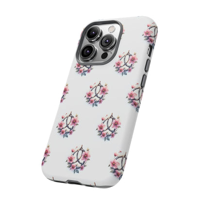 Floral Phone Case, Tough Phone Cover, Cute Protection for Mobile, Gift for Her, Celtic Knot Floral Pattern Case