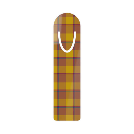 Plaid Bookmark | Rustic Book Lover Gift, Cozy Reading Accessory, Teacher Appreciation, Student Supplies, Vintage Decor