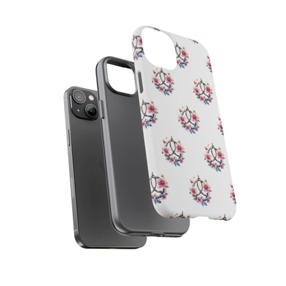Floral Phone Case, Tough Phone Cover, Cute Protection for Mobile, Gift for Her, Celtic Knot Floral Pattern Case