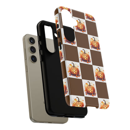 Pumpkin Phone Case, Fall Decor, Halloween Gift, Autumn Accessories, Cute Smartphone Cover, Tough Cases