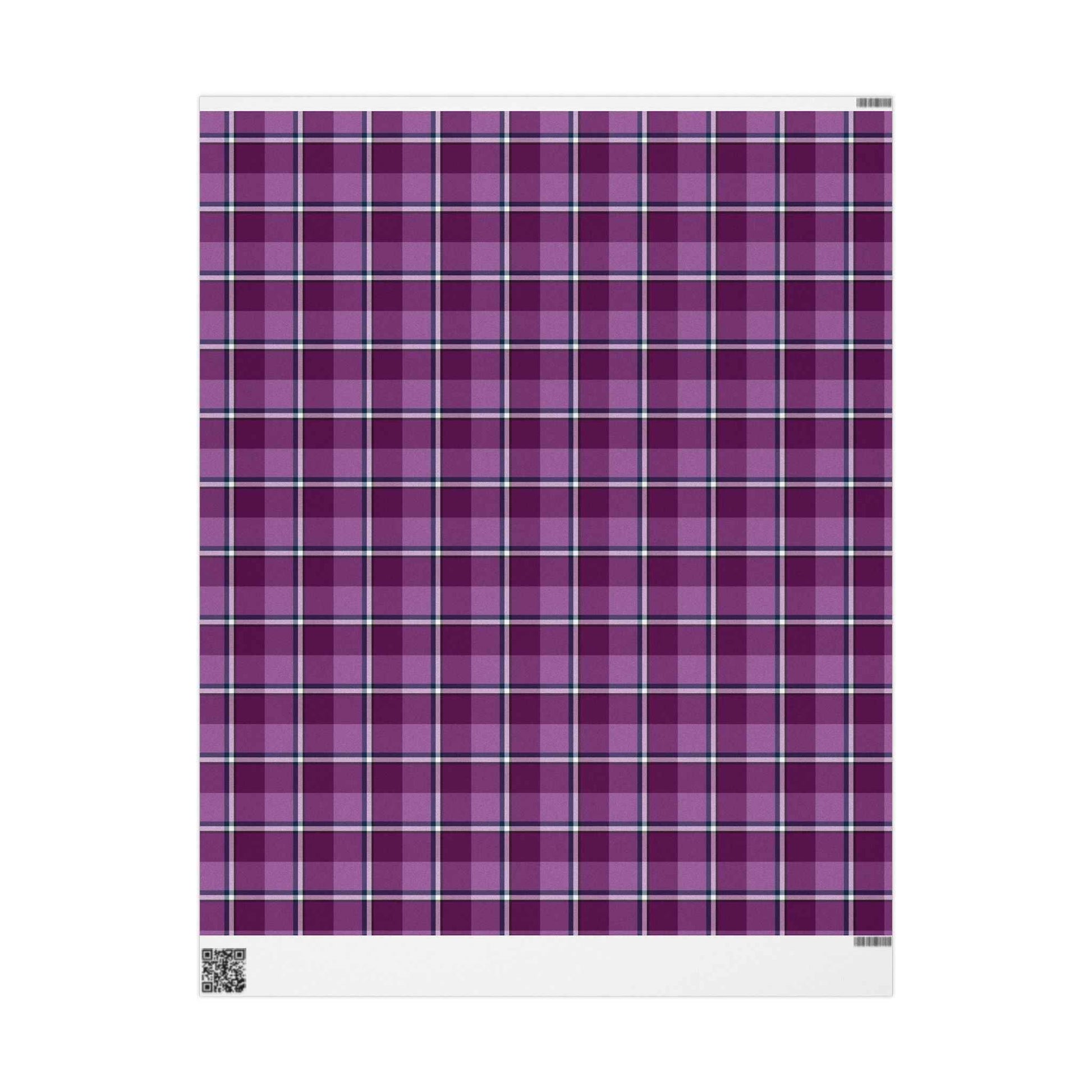 Chic Purple Wrapping Paper, Gift Wrap for Birthdays, Holidays, Special Occasions, Elegant Gift Decor