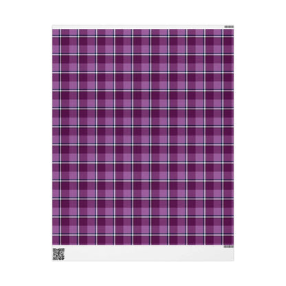Chic Purple Wrapping Paper, Gift Wrap for Birthdays, Holidays, Special Occasions, Elegant Gift Decor