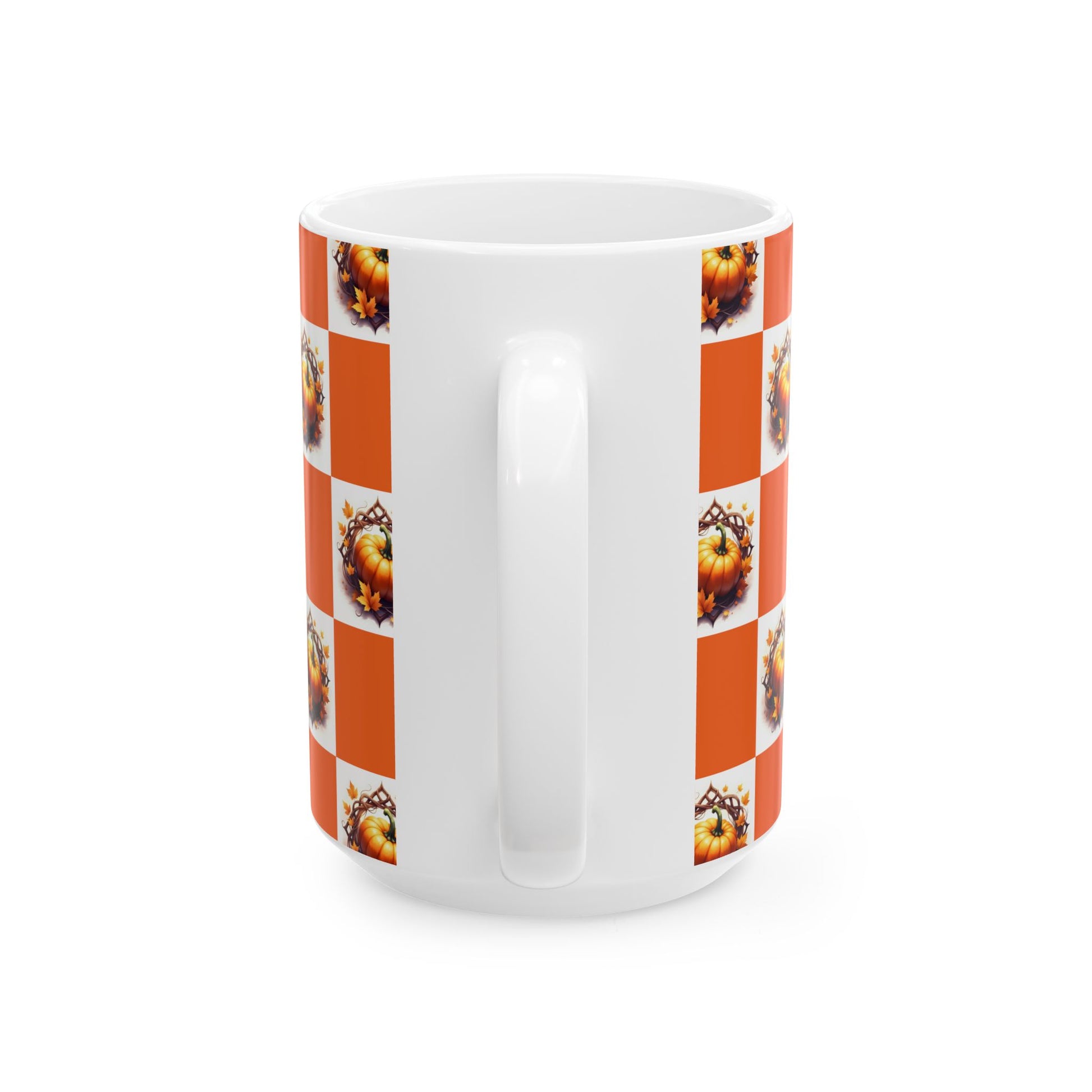 Autumn Pumpkin Ceramic Mug | Fall Coffee Cup | Thanksgiving Gift | Cozy Home Decor | Pumpkin Spice Lover's Mug | Seasonal Mug - Celtic Scents