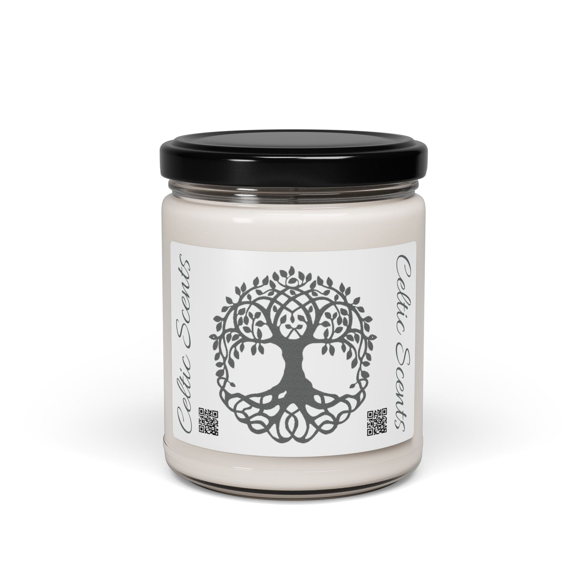Celtic Tree Scented Soy Candle | Eco-Friendly Aromatherapy, Home Décor, Gift for Her, Relaxation & Meditation - Celtic Scents