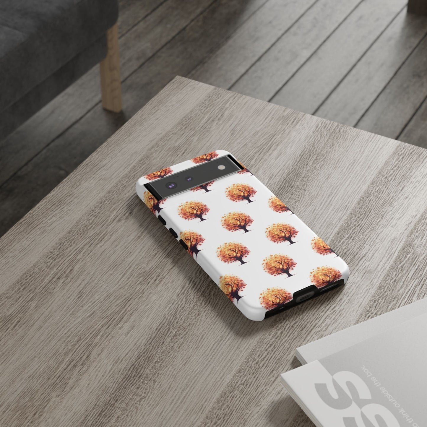 Autumn Tree Phone Case, Fall Phone Cover, Nature Inspired Case, Gift for Outdoorsy Friends, Seasonal Accessories, Eco-Friendly Phone Case