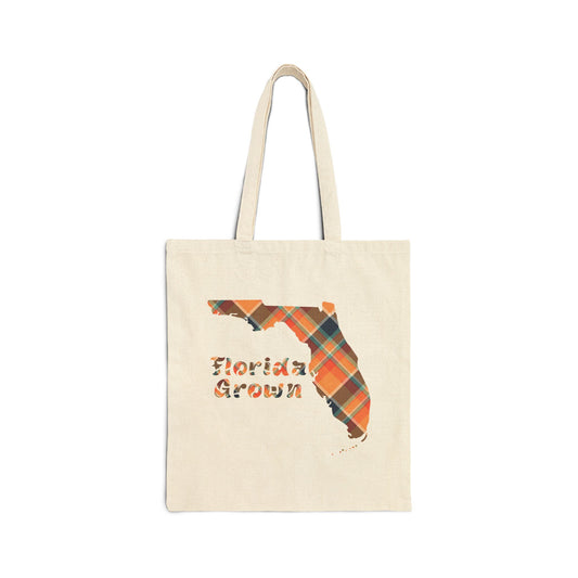 Personalized Florida Grown Tote Bag, Eco-Friendly Cotton Bag, Reusable Shopping Tote, Custom Name Gift, Travel Bag - Celtic Scents