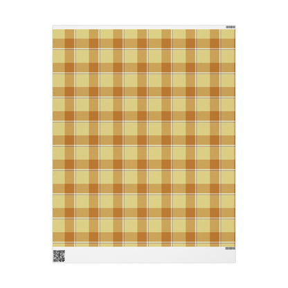 Plaid Gift Wraps for Special Occasions, Eco-Friendly Wrapping Papers, Birthday, Wedding, Holiday, Baby Shower, Autumn - Celtic Scents
