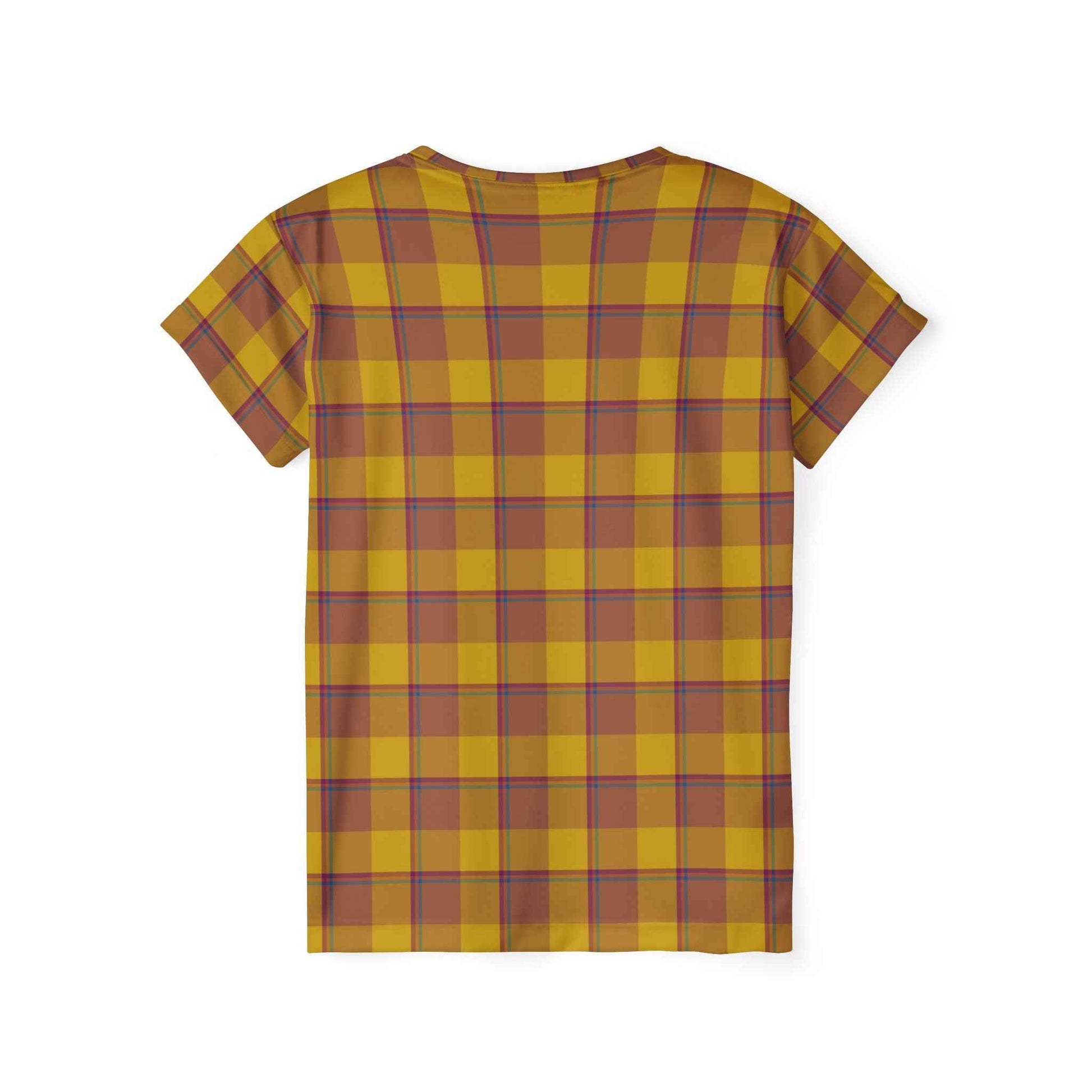 Plaid Sports Jersey, Cheer Top, Athletic Wear, Everyday Casual Tee, Gift for Sports Fans, Comfortable Sports Apparel