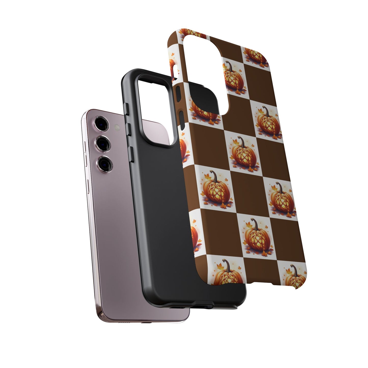 Pumpkin Phone Case, Fall Decor, Halloween Gift, Autumn Accessories, Cute Smartphone Cover, Tough Cases