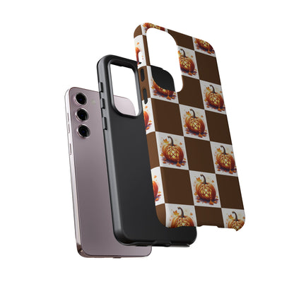 Pumpkin Phone Case, Fall Decor, Halloween Gift, Autumn Accessories, Cute Smartphone Cover, Tough Cases